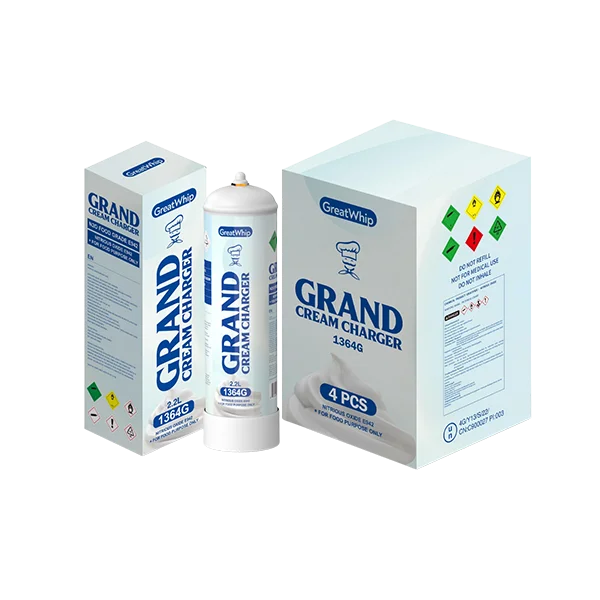 GreatWhip 1364G 2.2L Nitrous Oxide Tanks Large Cream Chargers